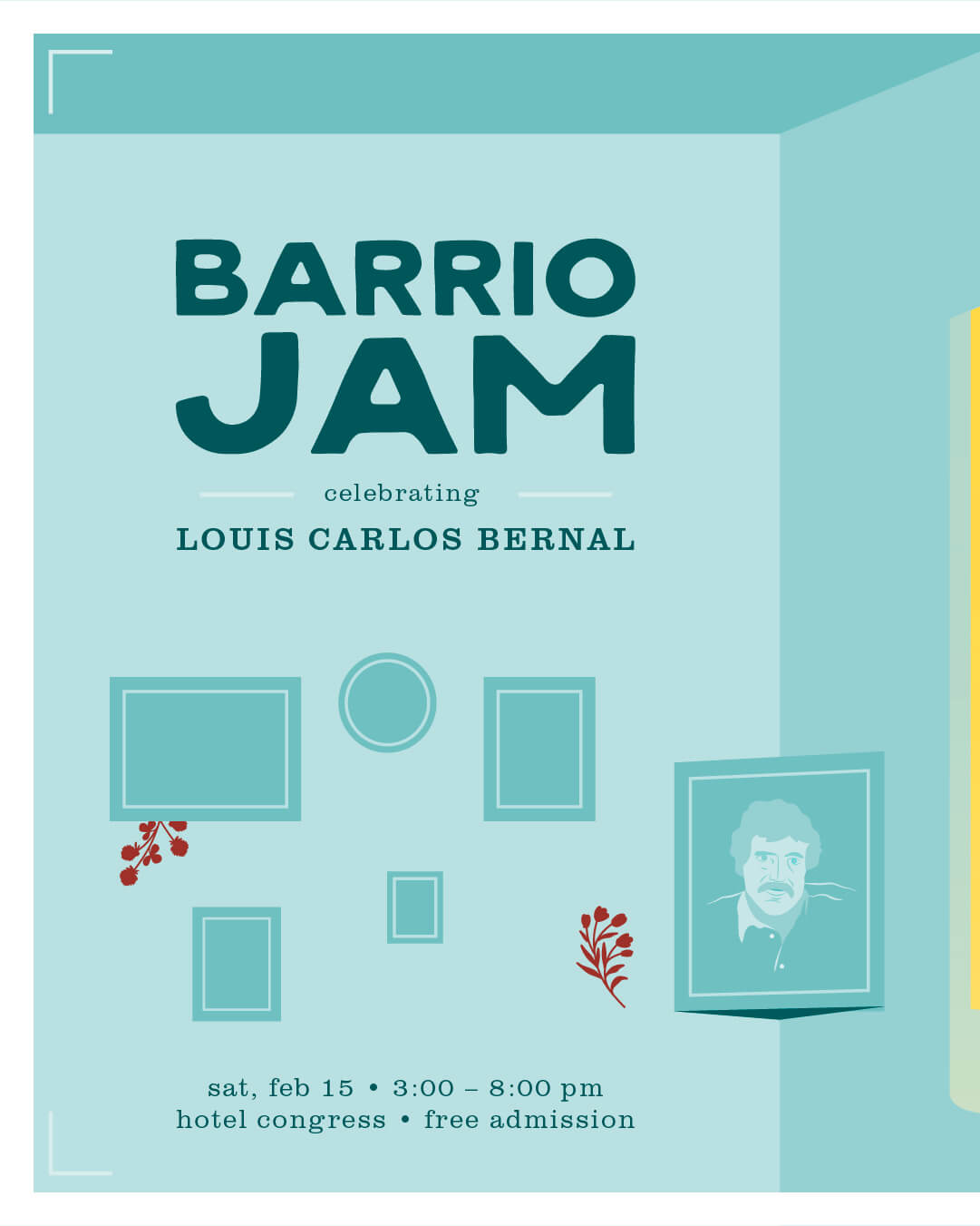 Bernal_Carousel_1of2 Barrio Jam celebrating Louis Carlos Bernal. Sat, Feb 15. 3:00 - 8:00 pm. Hotel Congress. Free Admission